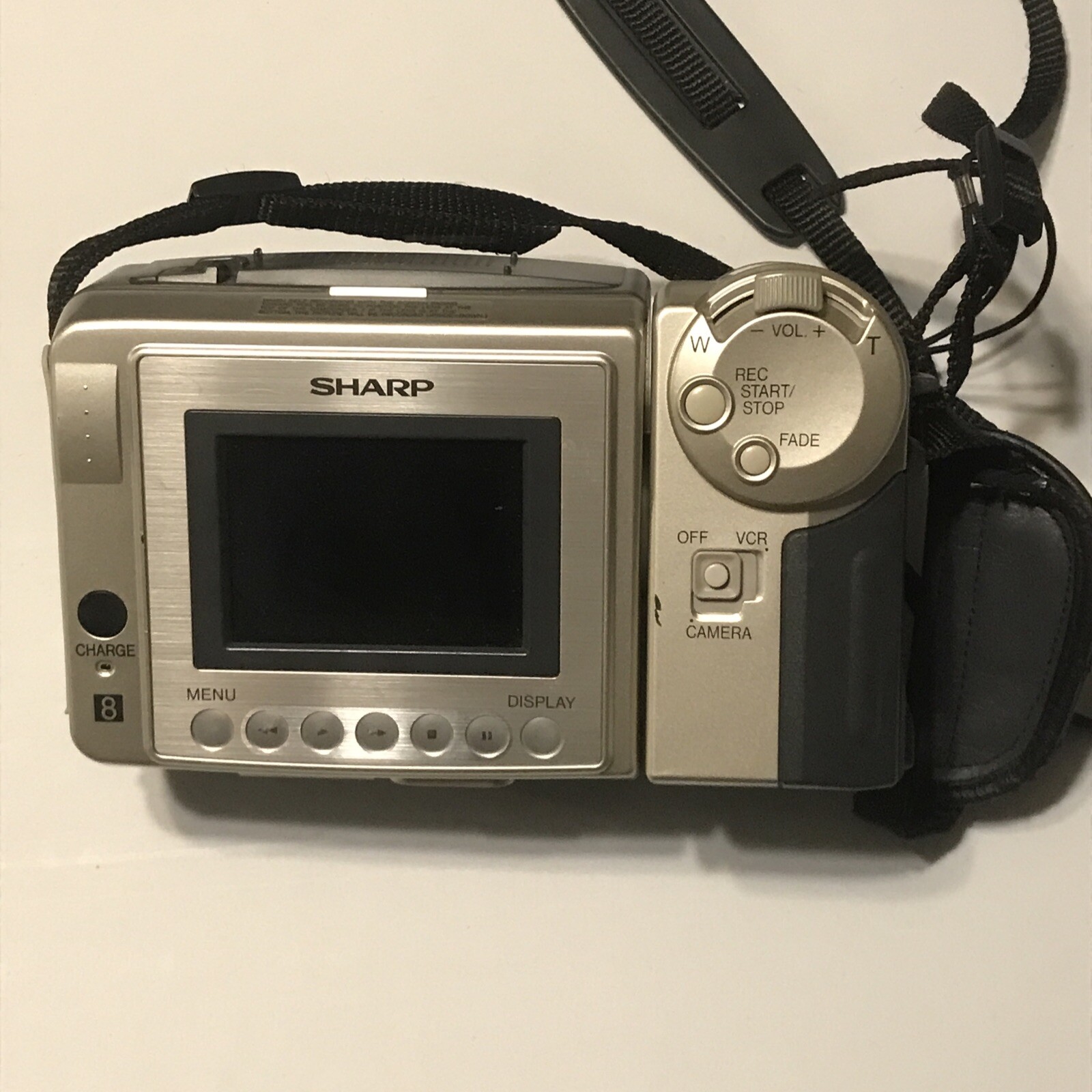 Sharp Viewcam VLA10U 8mm Analog Camcorder UNTESTED!!! 74000352506 eBay