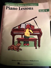 Piano Lessons Book 4 Hal Leonard Student Piano Library Educational 000296026