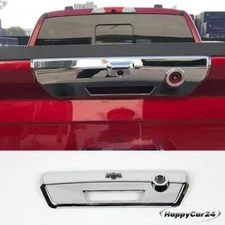 For Ford F-150 2021-24 Chrome Silver Rear Tailgate Door Handle Decor Cover Trim
