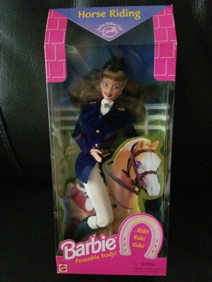 horse riding barbie doll