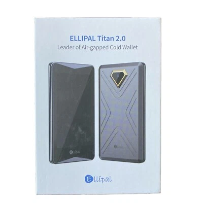 New Sealed! Ellipal Titan 2.0 4" Crypto Cold Wallet Air-gapped w/16GB SD Grey