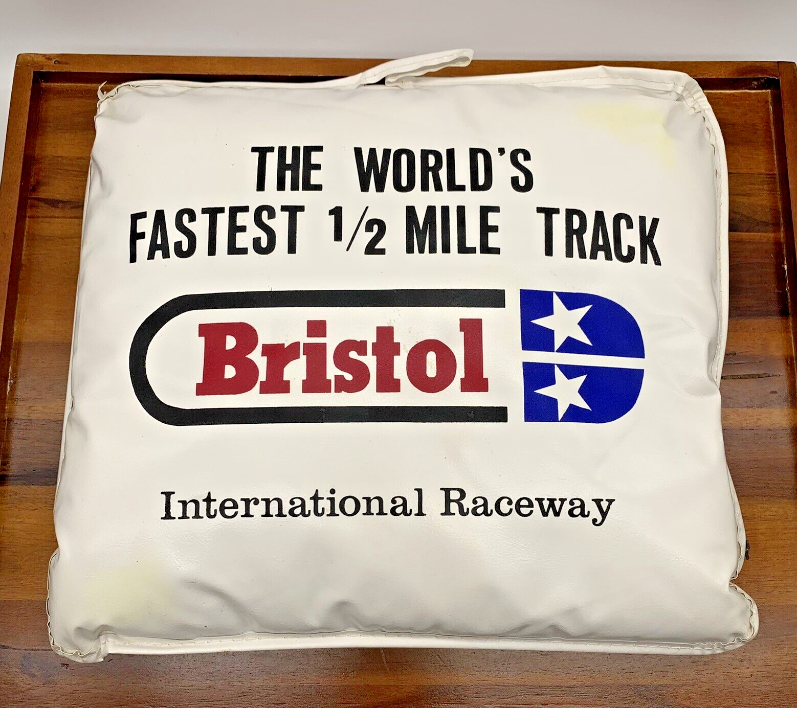 Vintage 1988 NASCAR Bristol Winston Cup Series Stadium Seat Bench Pad