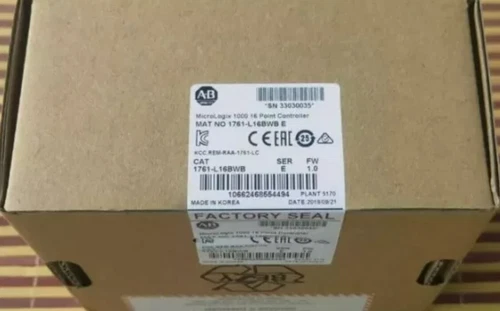 New Factory Sealed AB 1761-L16BWB Ser E MicroLogix 1000 16 Point Controller - Picture 2 of 2