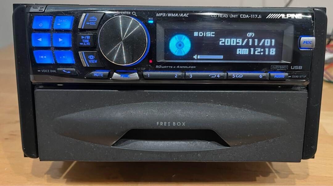 ALPINE CDA-117ji CDA-5755 Equalizer CD Car Audio Bluetooth ALPINE CDA-117ji CDA-5755 Equalizer CD Car Audio Bluetooth