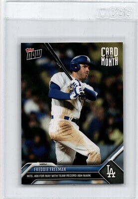 Freddie Freeman 2023 Topps Now May Card of the Month #M-MAY LA Dodgers May COTM