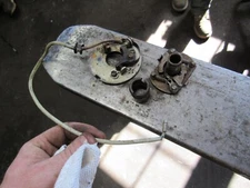 1972 honda sl125 points plate assembly with advancer