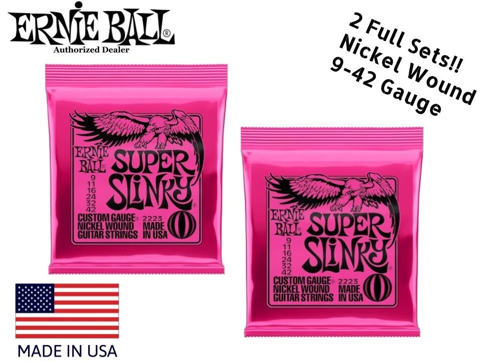 Ernie Ball 2223 Nickel Super Slinky Electric Guitar Strings