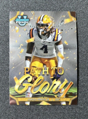2024 Bowman Chrome U Path to Glory PG-20 Harold Perkins JR LSU Tigers