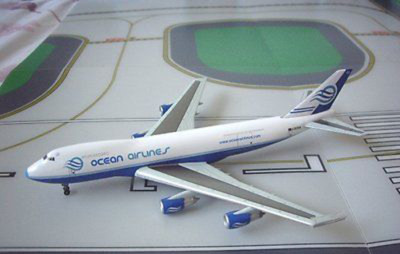 Dragon #55323 1/400 Ocean Airlines B747-200F ~ I-OCEA | eBay UK