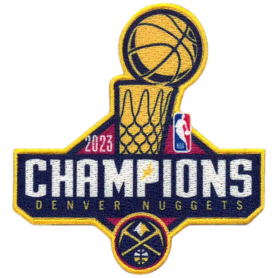 Denver Nuggets 2023 NBA Finals Champions Top of the World Fan Patch