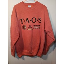 Men's XL Vintage 90's Oneita Taos Spirit Shields Native American Soft Sweatshirt