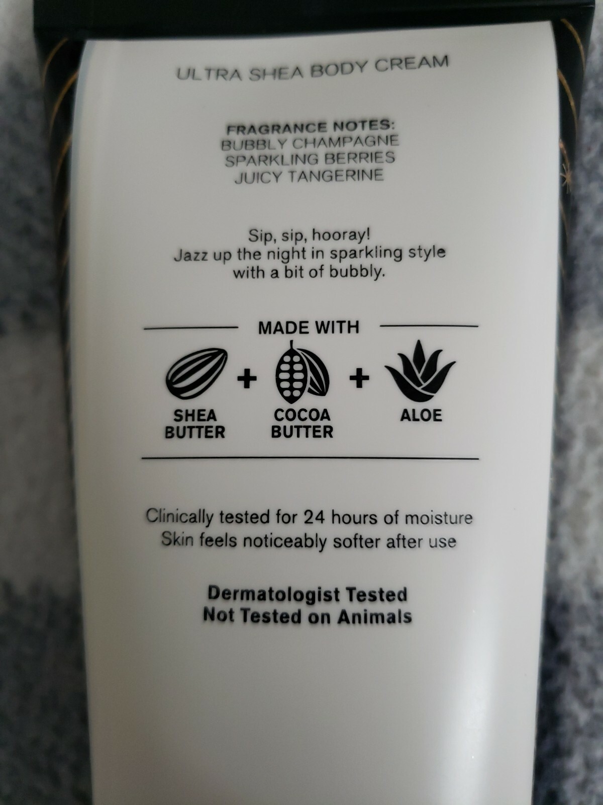BBW CHAMPAGNE TOAST 24 HR Moisture Ultra Shea Body Cream 8oz & Lotion