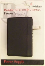 120VAC to 12VDC 1000mA Power Supply Cigarette Lighter Socket ~ RadioShack 22-505