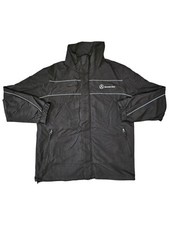 Men's Genuine Mercedes Benz Waterproof Outerwear Grey Jacket Size Medium