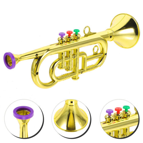 Musical Instrument Kids Trumpet Toy Toddlers Metallic Flutes Trumpet Horn