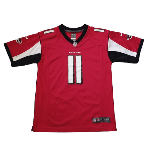 Nike Atlanta Falcons Jersey Youth Large Red Julius Jones #11 NFL Football