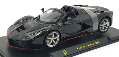 Burago Maßstab 1/24 Druckguss 191223K - 2016 Ferrari La Ferrari Aperta - schwarz