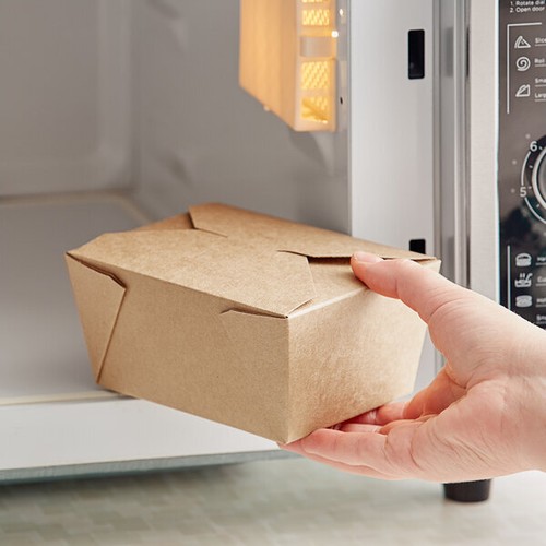Kraft Takeaway Food Boxes – Leakproof Disposable Snack Containers – 6 Sizes - Picture 10 of 32