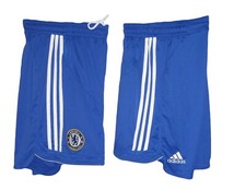 New Vintage adidas CHELSEA Football Shorts Player Issue Blue 42"