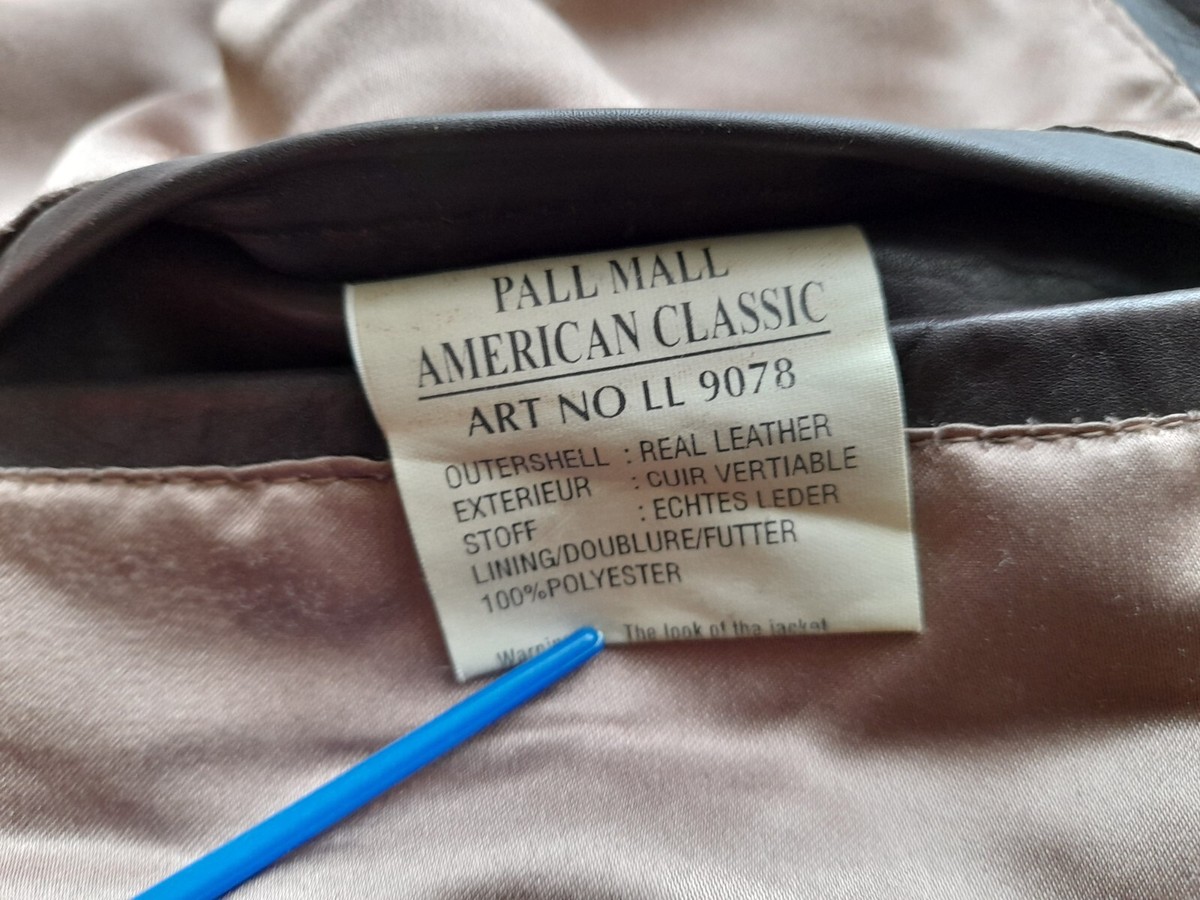 VESTE EN CUIR véritable chauffée Pall Mall American Classic pour femme