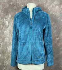 Marmot Blue Plush Fleece Full Zip Hoodie CC-353 Medium