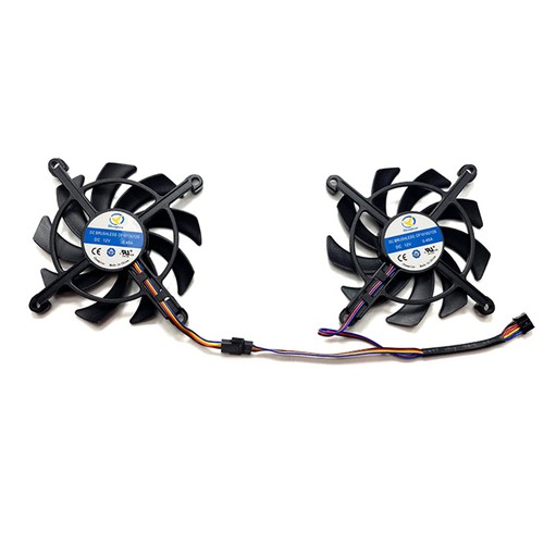 Ventilateur de Refroidissement pour YESTON RX6600XT RX6600 6500 8Go GAEA Carte Graphique Refroidisseur Ventilateurs - Photo 5/7