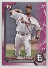 2022 Bowman Prospects Fuchsia Border 133/299 Malcom Nunez #BP-42 00gy