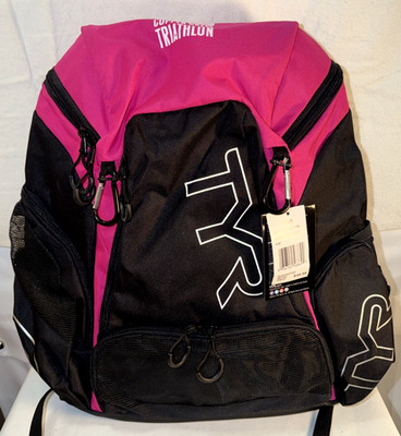 TYR Alliance Backpack, 45Liter Capacity, Wet and Dry Compartments