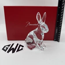Baccarat Zodiaque Rabbit 2023 Clear Crystal Figurine New In Box Sealed 2815125