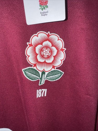 England Rugby 150 Years Men's Warm Up Jersey (O2) Large - Picture 6 of 14