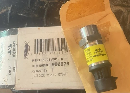 SPORLAN 952576 PRESSURE TRANSDUCER 0-500 PSIGPS MODEL PT0500SVSP-S