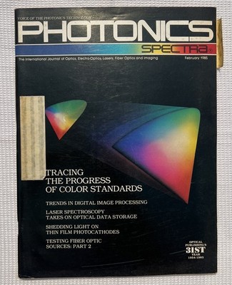 Photonics Spectra Magazine February 1985 - Optics, Lasers, Fiber Optics, Imaging