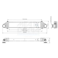 LadeluftküHler FüR Volvo C30 C70 II S40 V50 06-13 30741631
