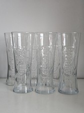 Carlsbeg Pint Glass Bundle of 6 Beer Glasses Pub Bar Home Party Drink Great Cond