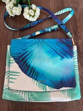 Borsa a mano Сумка Desigual borsa a tracolla Bols blu palme ambra estate