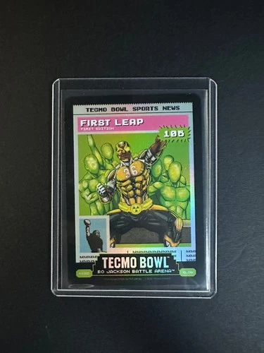 First Leap Tecmo Bowl Bo Jackson Battle Arena 105 Glow N250 News