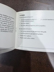 Captain Planrt and the Planeteers Nintendo NES Manual Only