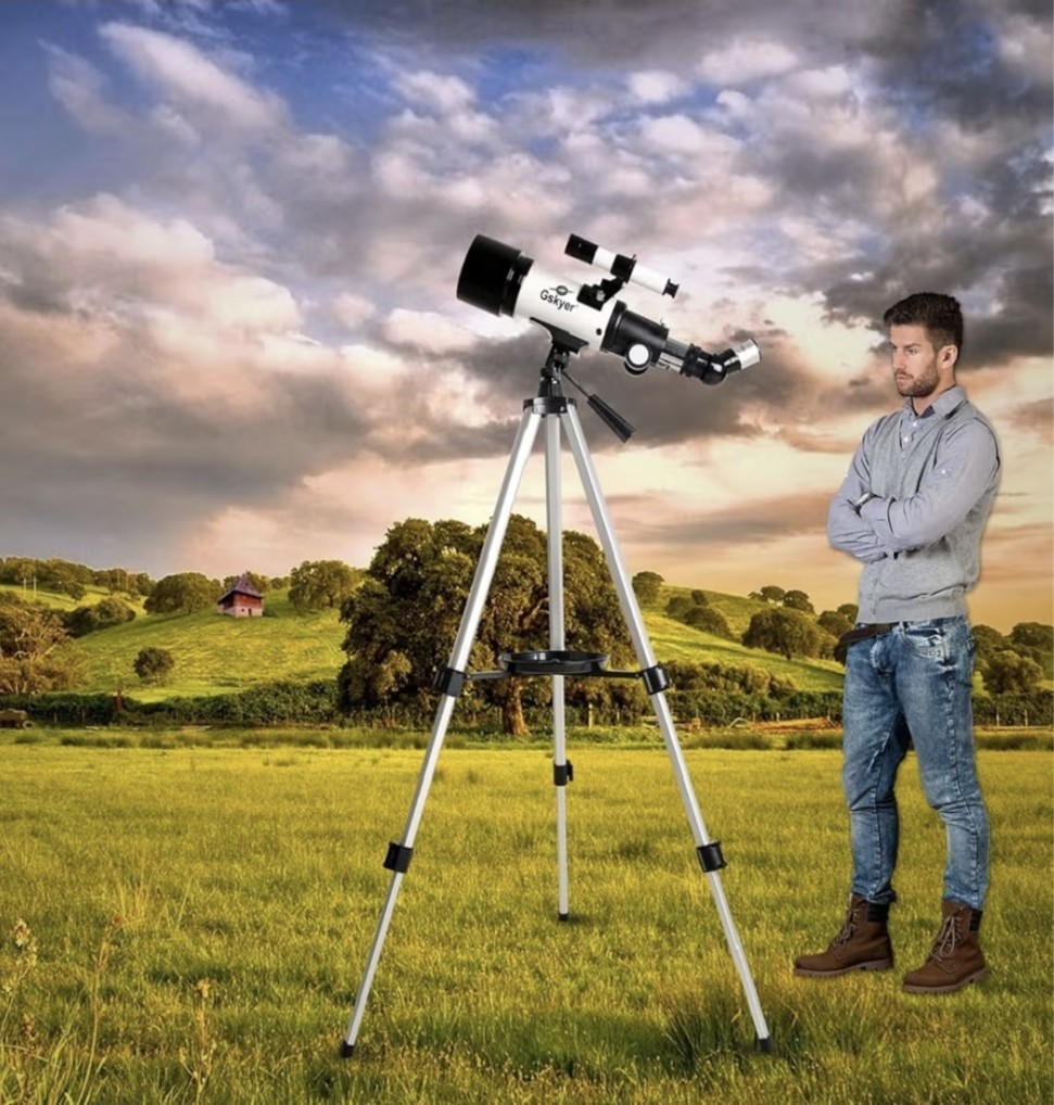 Telescope 70mm Aperture 400mm AZ Mount Astronomical Refracting WE SHIP OVERSEA