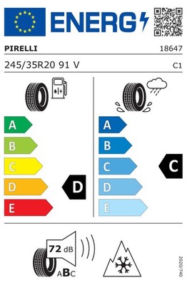 Étiquette pneumatique