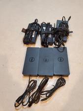  lot of 3 Dell D6000S Docking Station USB-C with AC Power Supply Adapter