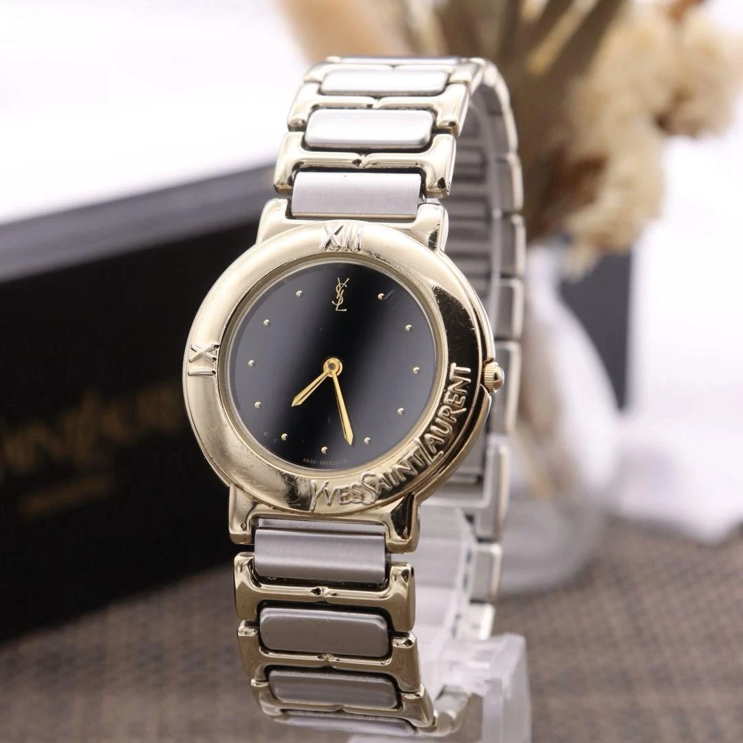 SAINT LAURENT (YSL) Orologio al quarzo donna Yves Saint Laurent 4620 con batteria e accessori nuovi