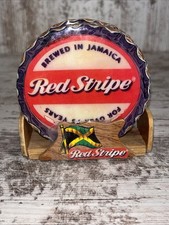 Red Stripe Brewed In Jamaica Coasters, Set Of...
