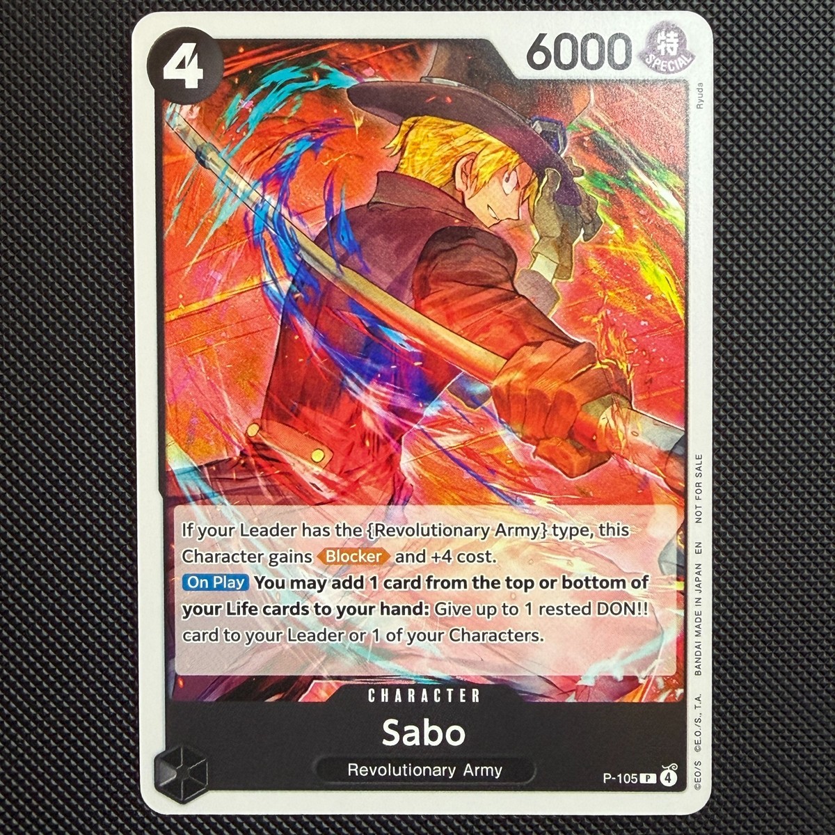 Sabo P-105 Store Tournament 2025 Vol. 4 One Piece Promotion Cards