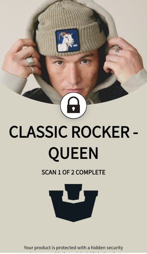 Goorin Bros "Classic Rocker Queen" Bee Embroidered Adult Trucket Hat White Gray - Picture 3 of 13