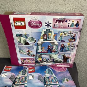 LEGO Disney: Elsa's Sparkling Ice Castle (41062) 95% Complete With Book and box