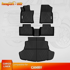 Floor Mats & Cargo Liner for 2025-2026 Toyota Camry TPE All Weather 3D Molded