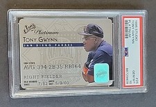 Tony Gwynn 1995 Studio Platinum #25 PSA 10 Gem Mint Low Pop MLB HOF Legend Padre