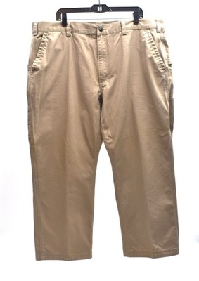 Duluth Trading Co Mens Standard Fit Carpenter Work Pants Khaki 44x28