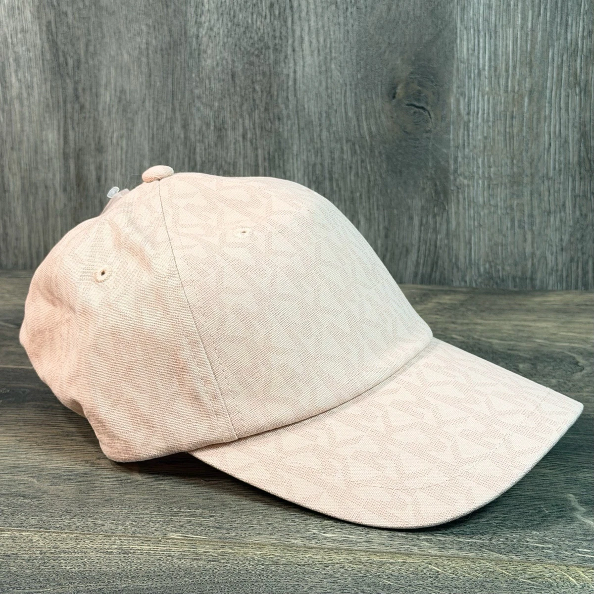 Michael Kors Light Pink Monogram Cap NWT MICHAEL KORS AUTHENTIC ALLOVER MK LOGO WOMEN main image 4