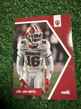 2025 Onit Indiana Hoosiers Football Jah Jah Boyd Base Card B-28 AL1